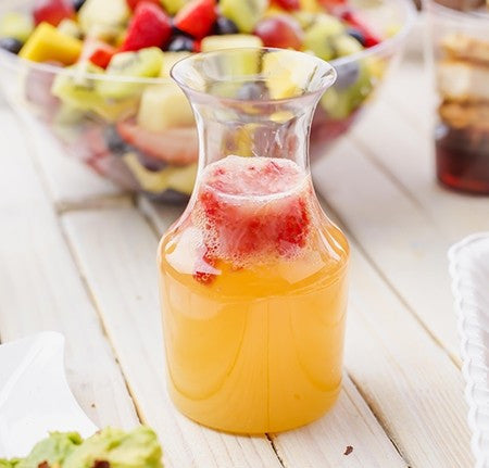 7.5 oz Plastic Mini Carafe 6 Pack - Decodine