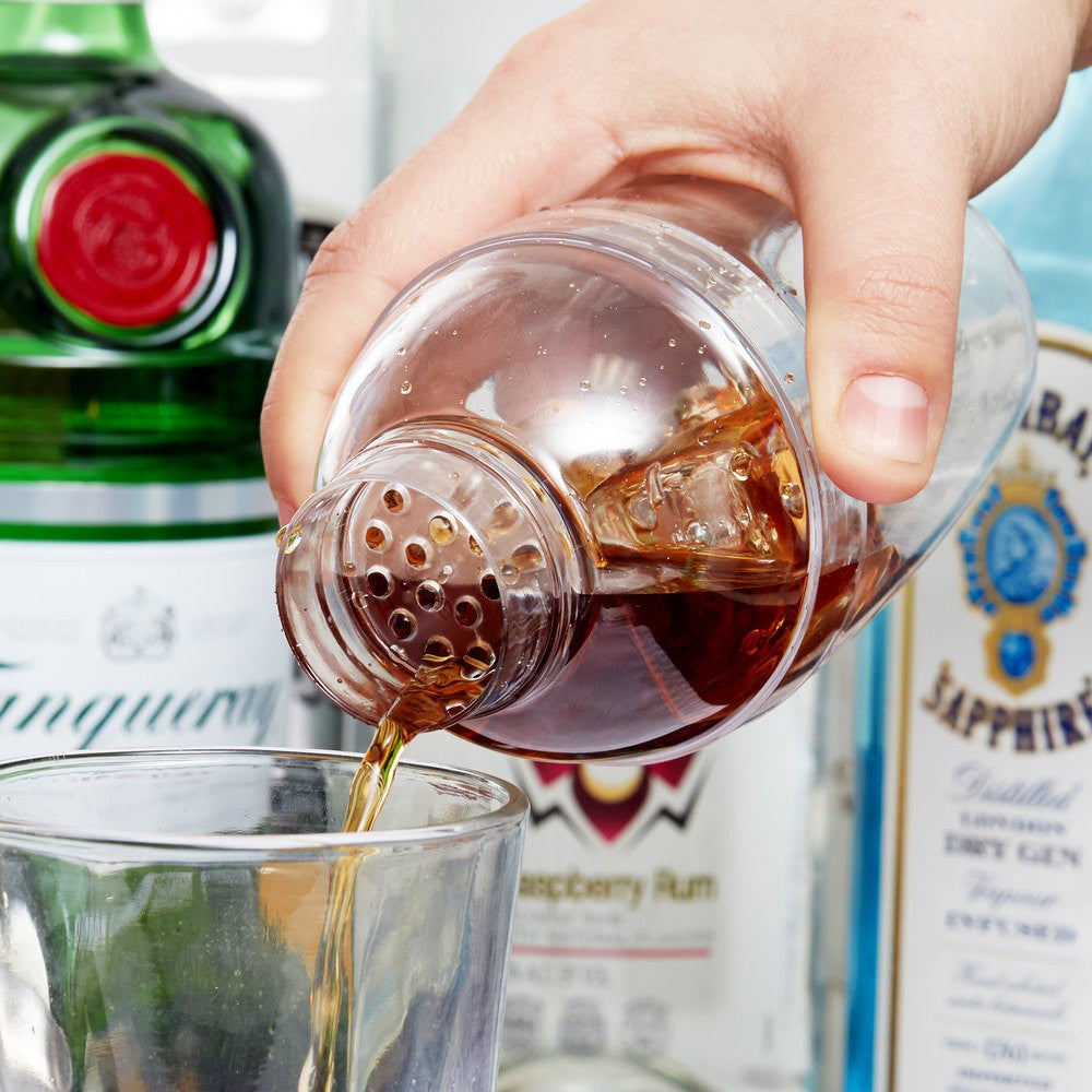 7oz Heavy Duty Plastic Cocktail Shakers - Decodine