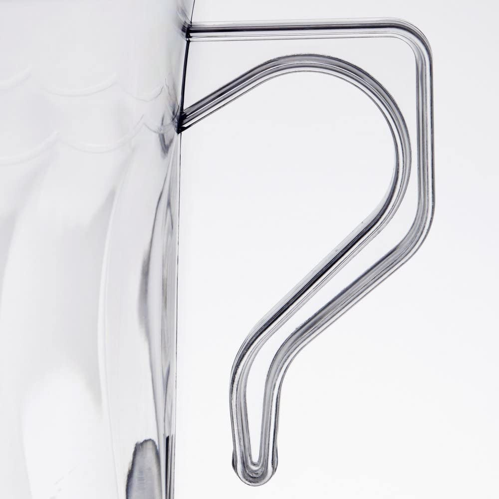 8 Pack 8oz Plastic Clear Coffee Mugs - Decodine