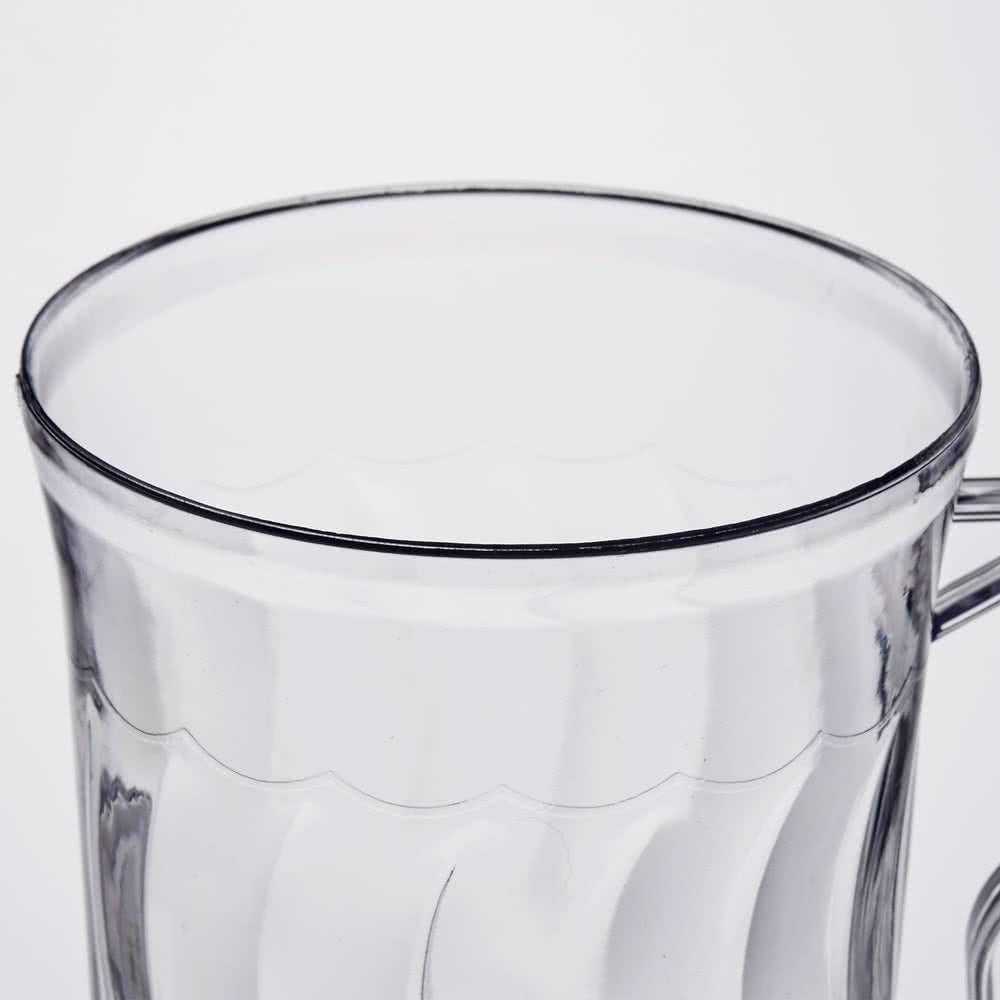 8 Pack 8oz Plastic Clear Coffee Mugs - Decodine