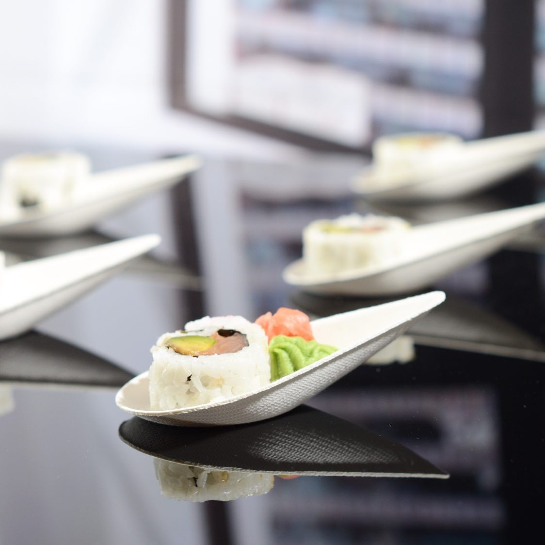 Bagasse/Suger Cane Mini Taster Spoon 25 Pack - Decodine