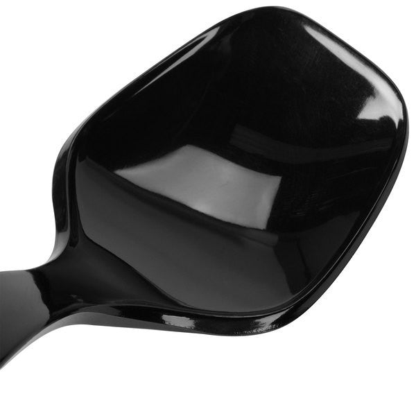 Black Plastic Serving Spoon 8.5" - Decodine