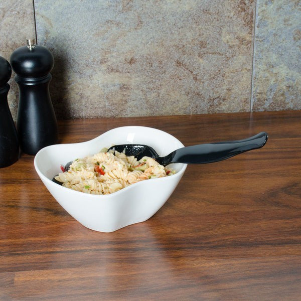 Black Plastic Serving Spoon 8.5" - Decodine