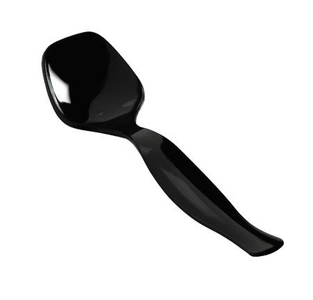 Black Plastic Serving Spoon 8.5" - Decodine