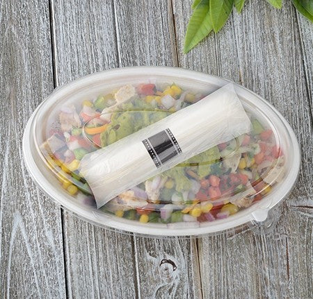 Individually Wrapped Napkin Rolled Cutlery - Black Fork, Knife & Spoon - Decodine