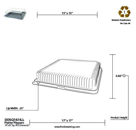 Lids for Square Trays - Decodine