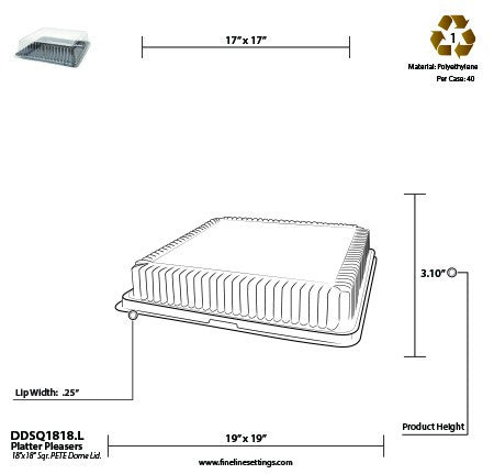 Lids for Square Trays - Decodine