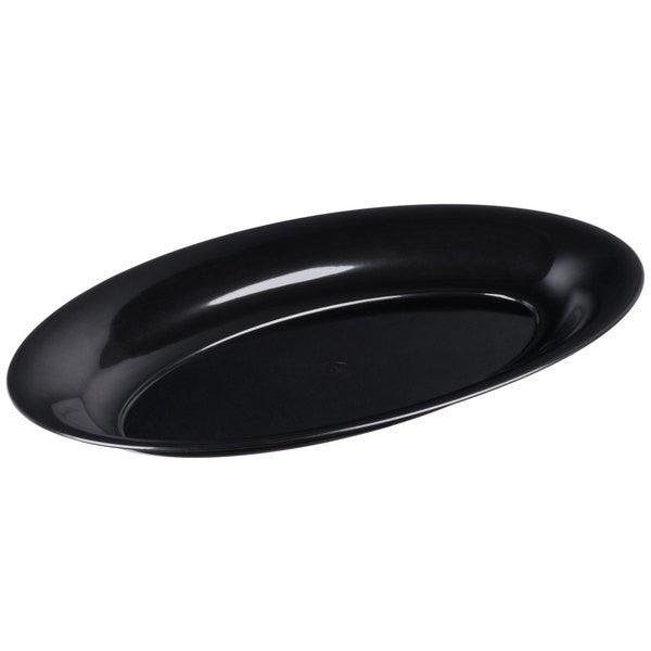 Oval Platter 8" x 12" Black - Decodine
