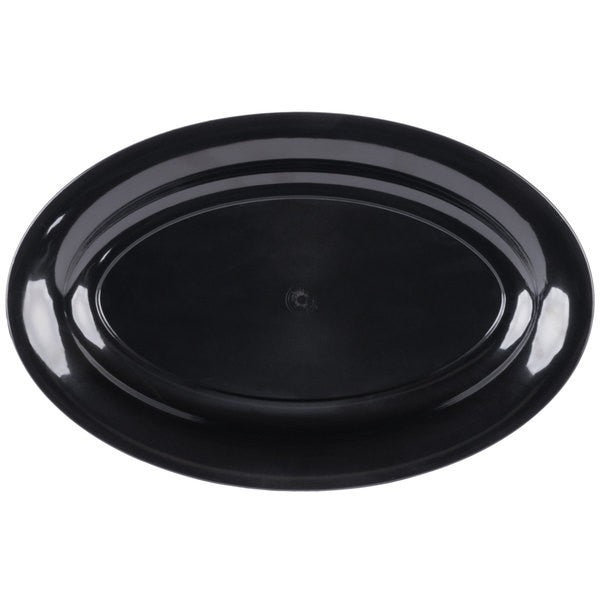 Oval Platter 8" x 12" Black - Decodine