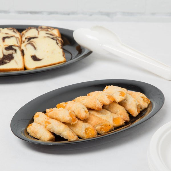 Oval Platter 8" x 12" Black - Decodine