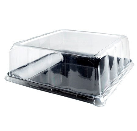 PETE Lid for 10" x 10" Square Serving Platter - Decodine