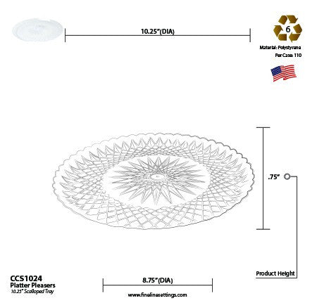 Scalloped Tray - Decodine