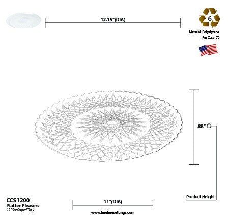 Scalloped Tray - Decodine