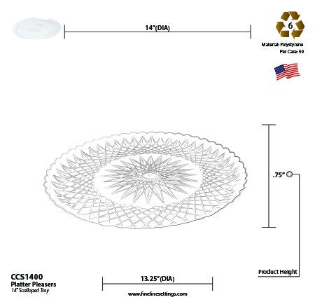 Scalloped Tray - Decodine
