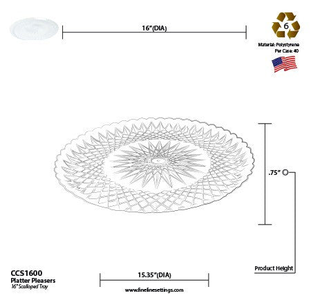 Scalloped Tray - Decodine