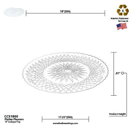 Scalloped Tray - Decodine