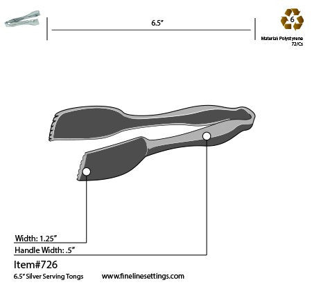 Silver Tongs - Decodine