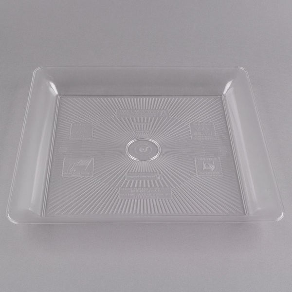 Square Clear Platter - Decodine