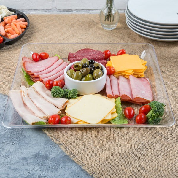 Square Clear Platter - Decodine