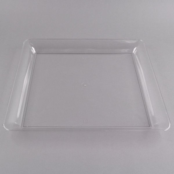 Square Clear Platter - Decodine