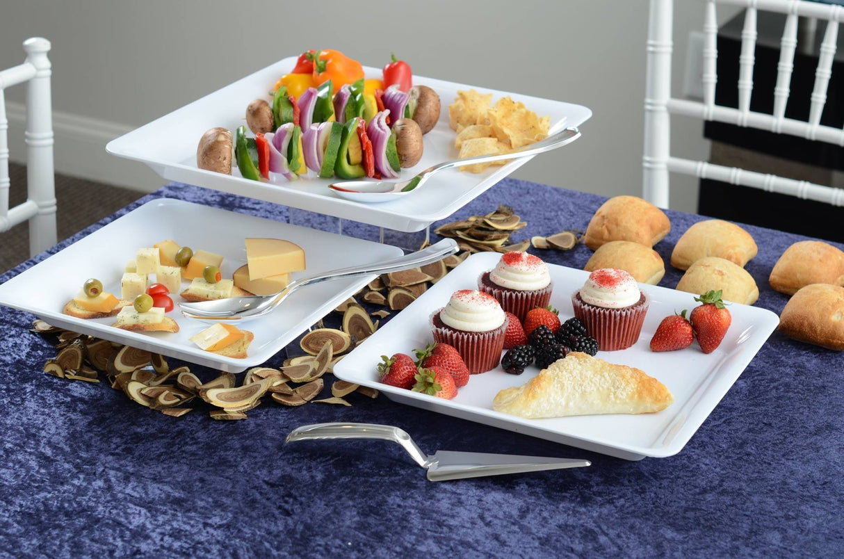 Square White Platter - Decodine