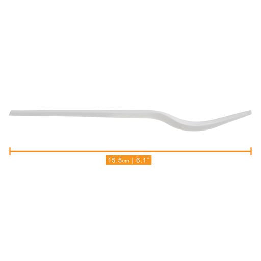 Pack of 150 6" White CPLA Disposable Forks - Decodine