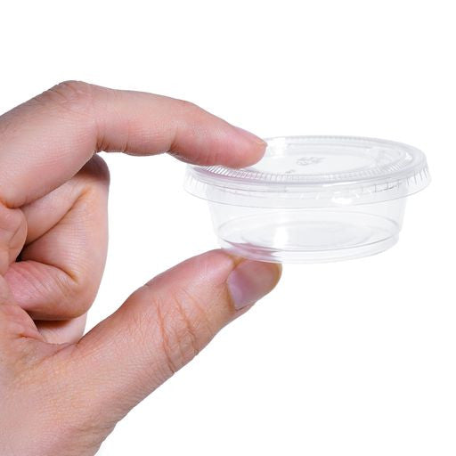 Pack of 150 Tiny 1.5oz Plastic Pots - Decodine