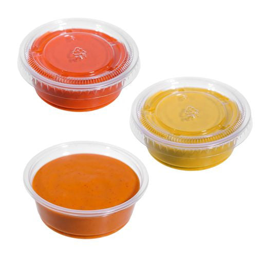 Pack of 150 Tiny 1.5oz Plastic Pots - Decodine
