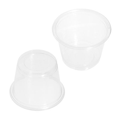 Pack of 150 Tiny 1oz Plastic Pots - Decodine