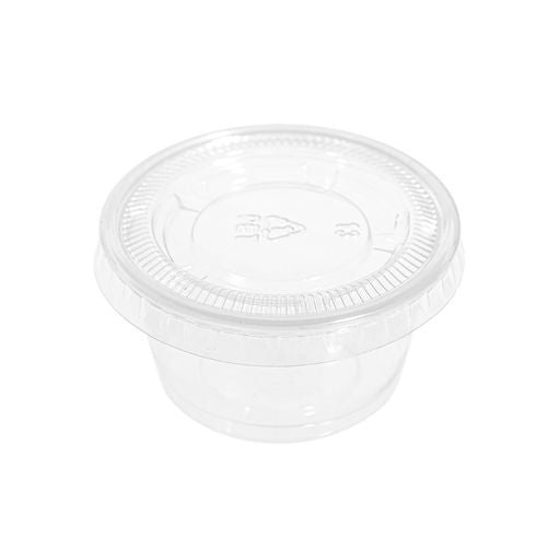 Pack of 150 Tiny .75oz Plastic Containers/Pots - Decodine