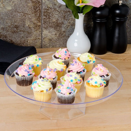 11.75" Cake Stand Clear - Decodine