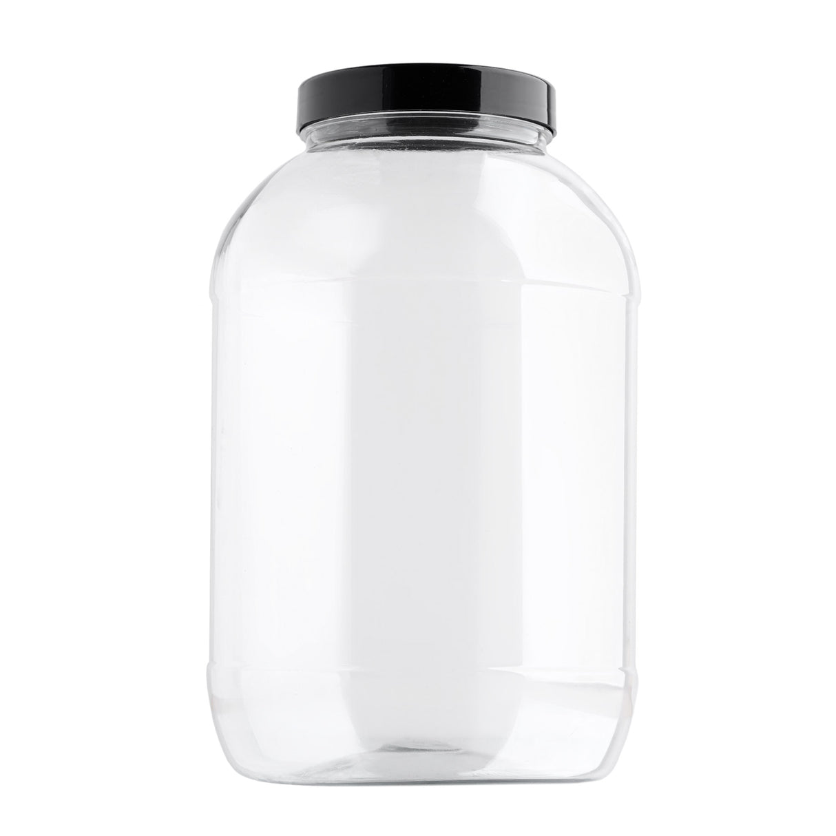 6 Litre Extra Large Plastic Round Food Storage Jar - Decodine