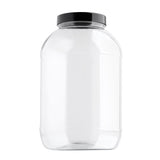 6 Litre Extra Large Plastic Round Food Storage Jar - Decodine