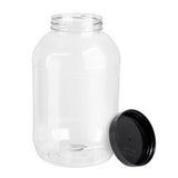 6 Litre Extra Large Plastic Round Food Storage Jar - Decodine