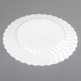18 Pack 7.5" Round Plastic White Dessert Plates - Decodine