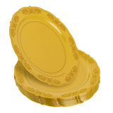 20 Pack 9" Plastic Gold Plates - Decodine