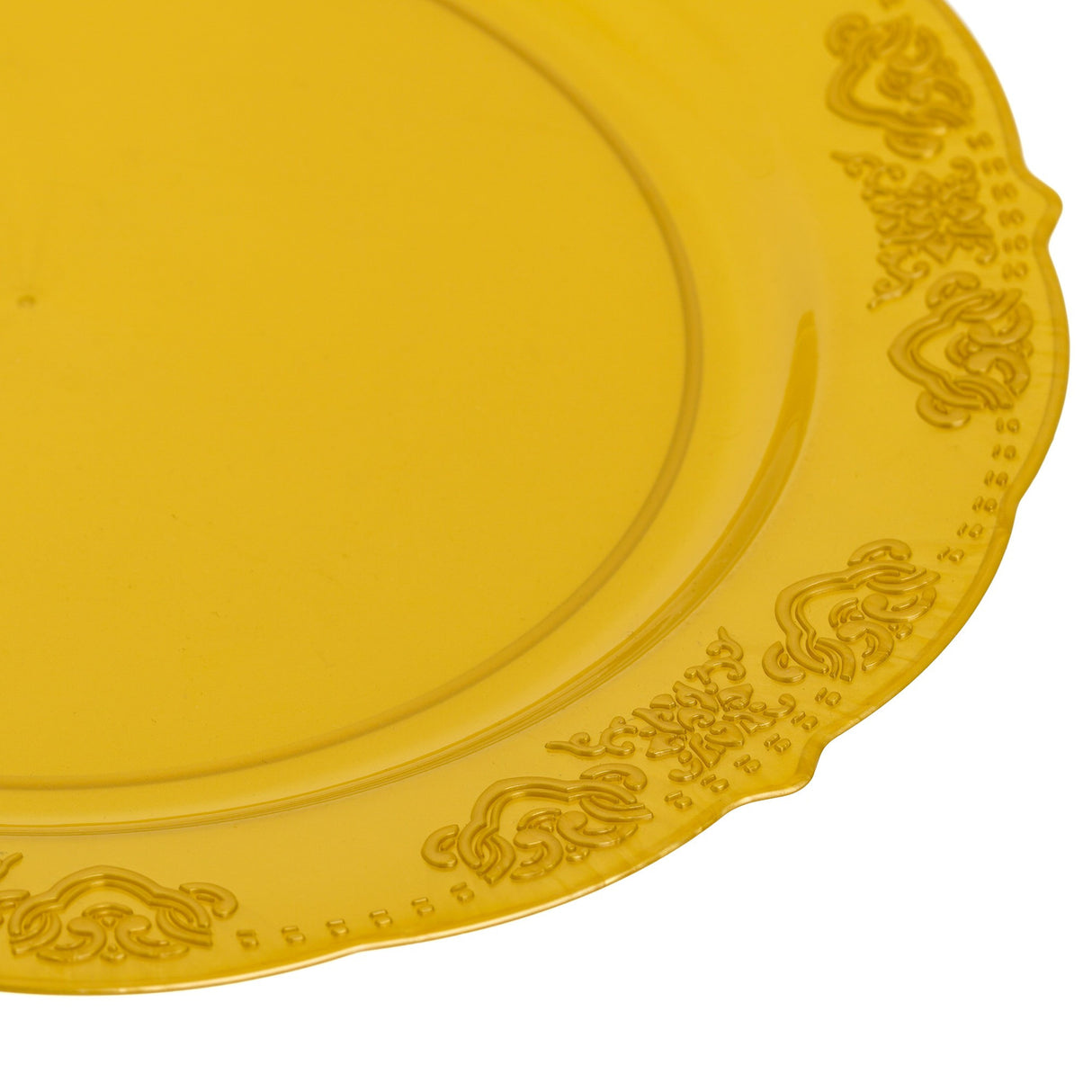 20 Pack 9" Plastic Gold Plates - Decodine