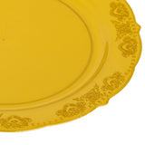 20 Pack 9" Plastic Gold Plates - Decodine