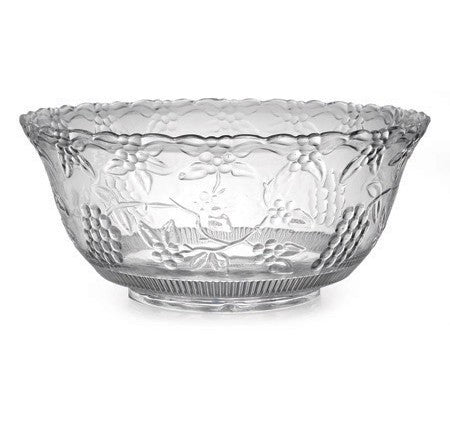 7.5 Litre Premium Plastic Punch Bowl - Decorative Serving bowl - Decodine
