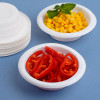 100 Pack 5oz Small White Lightweight Plastic Dessert Bowls