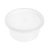 36-Pack 12 oz Clear Round Plastic Containers Deli Tubs - Ideal for Soup & Food Storage