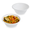 100 Pack 10oz Party Bowls Disposable Eco-Friendly and Sturdy Cornstarch Bowls - Compostable and Microwave Safe