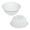 100 Pack 6oz Party Bowls Disposable Eco-Friendly and Sturdy Cornstarch Bowls - Compostable and Microwave Safe