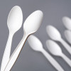 25 Pack Cornstarch Spoons - Eco-Friendly, biodegradable & Compostable