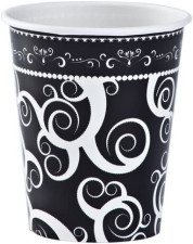 24 Pack 9oz Hot/Cold Party Paper Cup Classic Medley Design