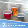 36 Pcs Food Storage/Deli Plastic Containers with Lids Combo Pack