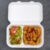 50 Pack 2.5x9.75" Food Storage/Takeaway Hinged Clamshell Containers