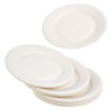 50 Pack 7" Round Disposable Bagasse Plates