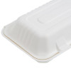 50 Pack 9x6" Food Storage/Takeaway Hinged Clamshell Containers