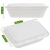 50 Pack 7x5" Food Storage/Takeaway Hinged Clamshell Containers